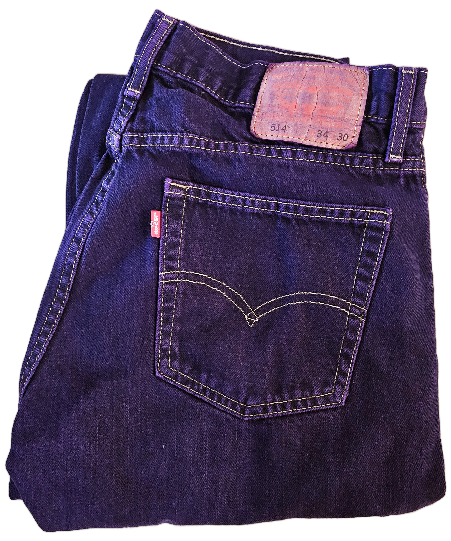 Violet Dyed Levi’s Denim - 514 34x30
