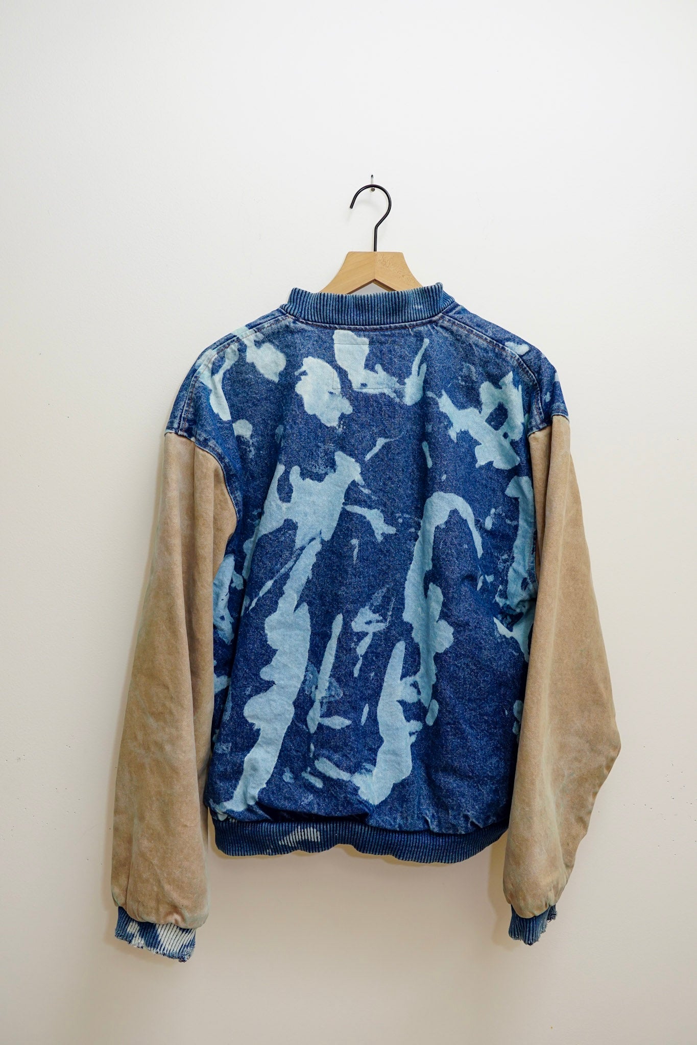 Canvas & Denim Acid wash vintage varsity jacket XL