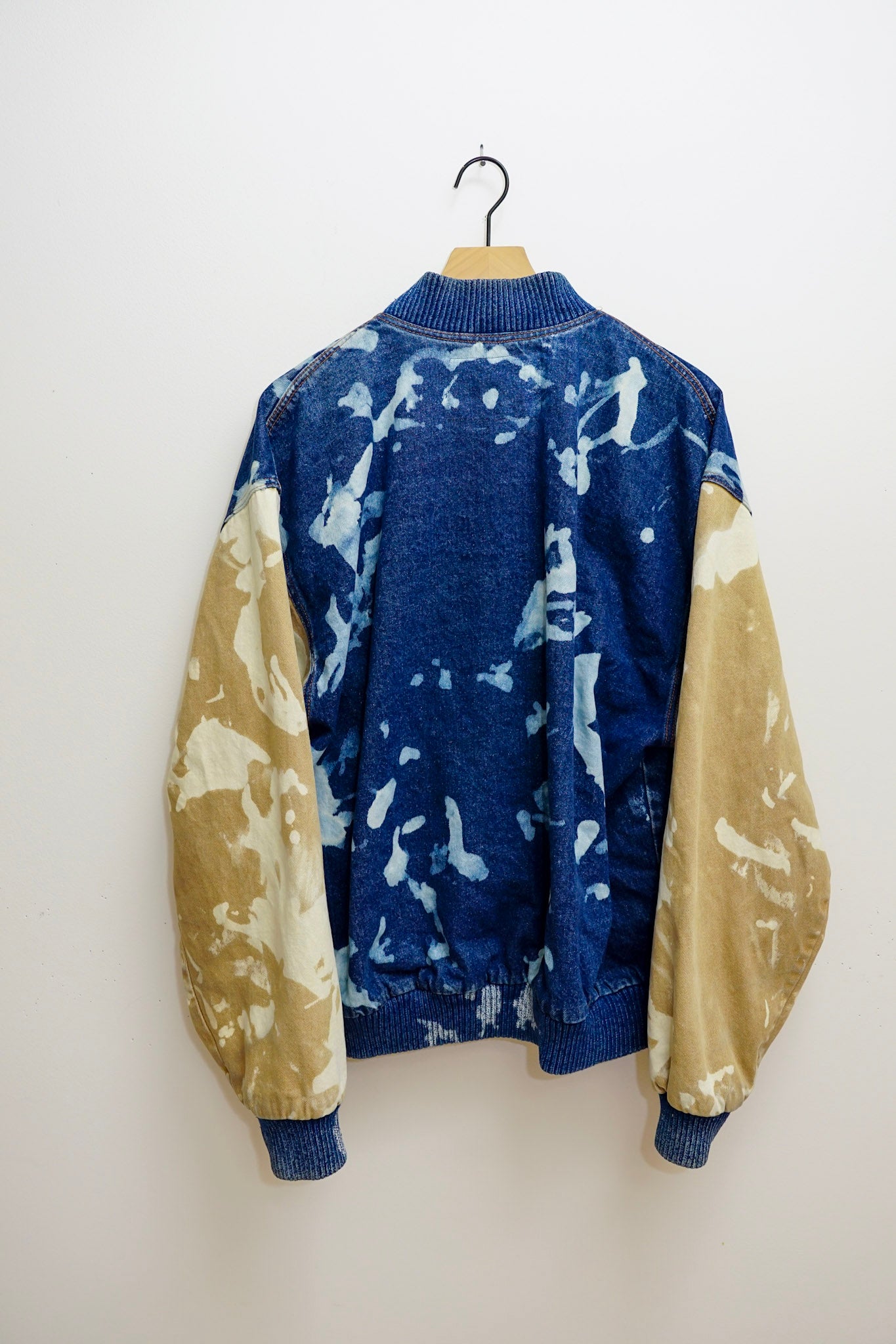 Canvas & Denim Acid wash vintage varsity jacket M