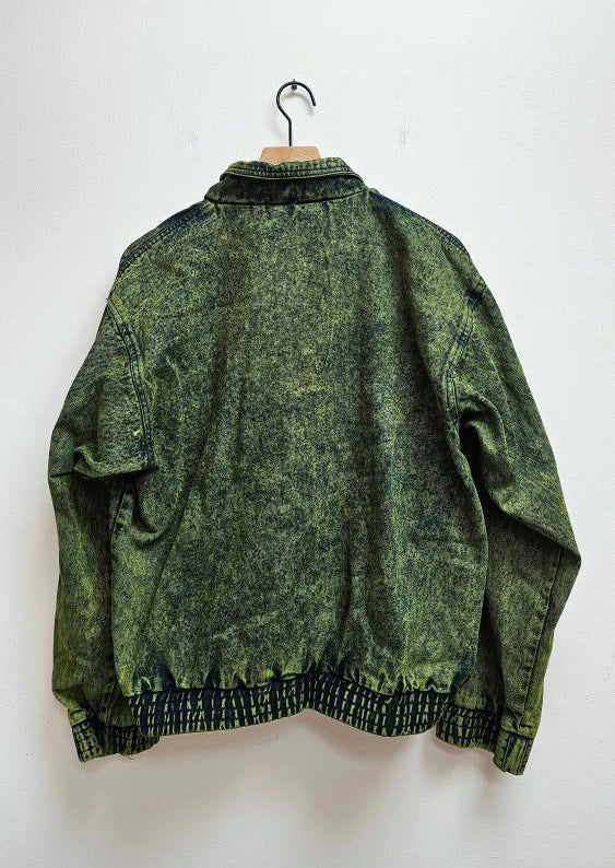 Olive 80s reworked Bomber Jacket M