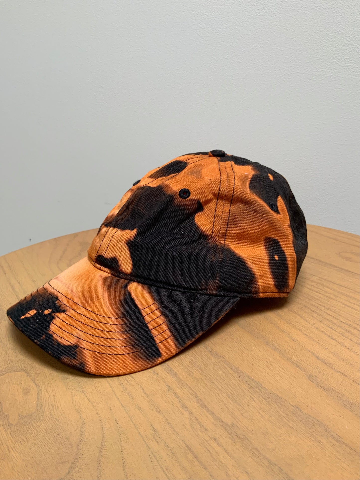 Flame Acid wash dad hat