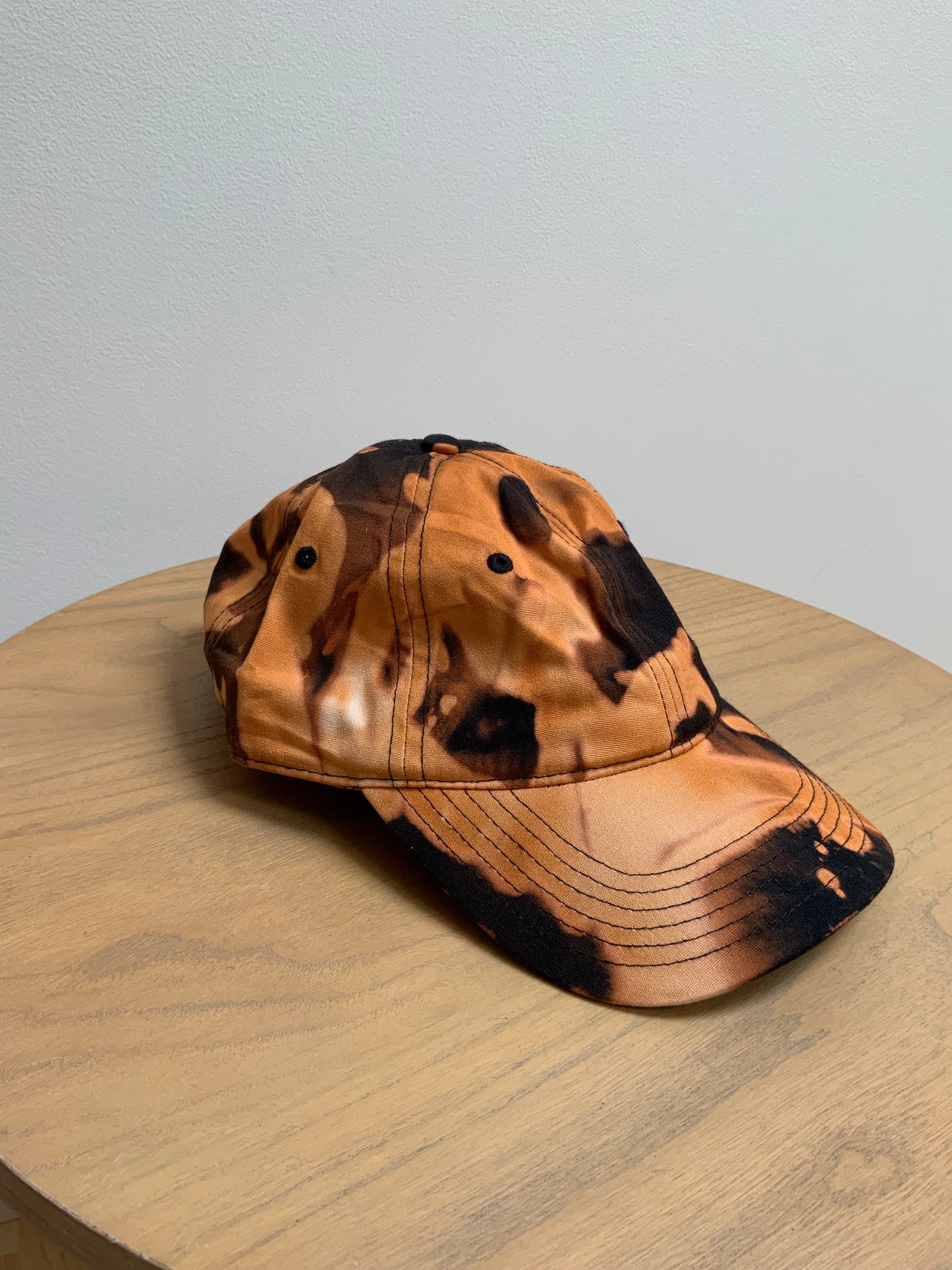Flame Acid wash dad hat