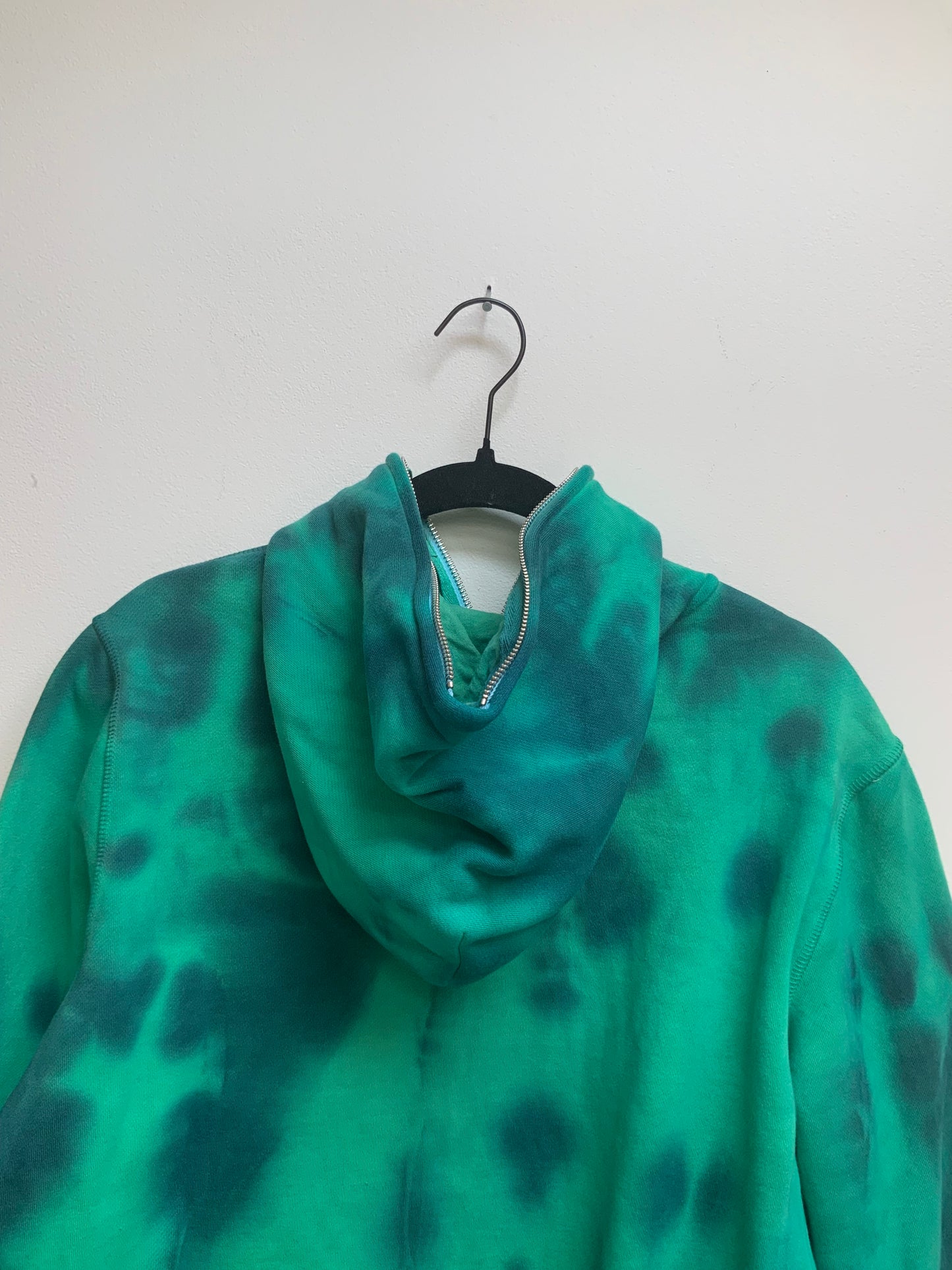 Alien green full zip hoodie