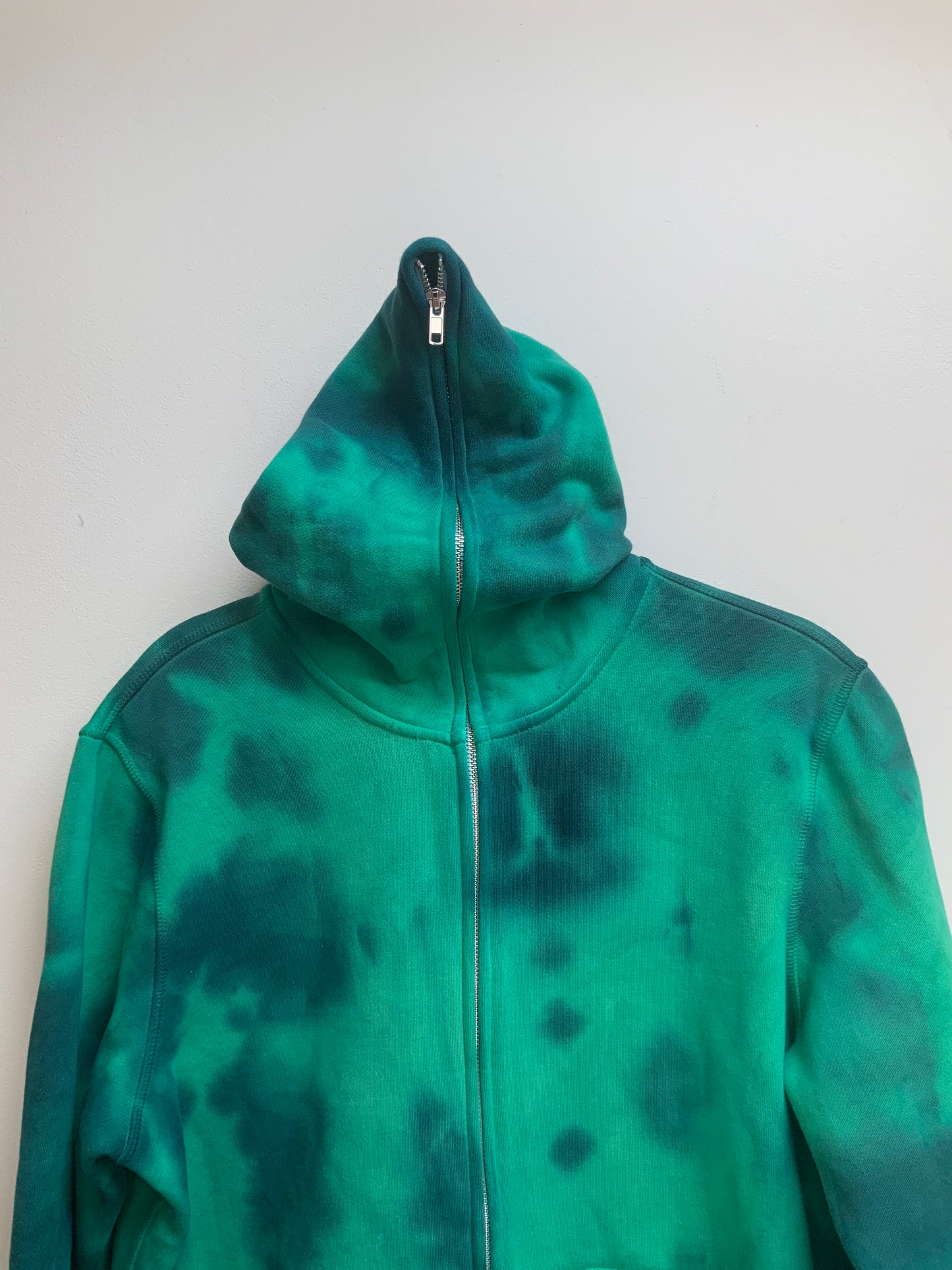 Alien green full zip hoodie