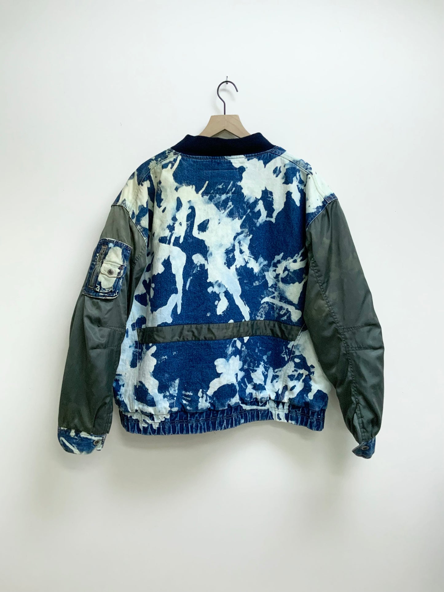 Reworked Vintage Puff Varsity Jacket- size XL