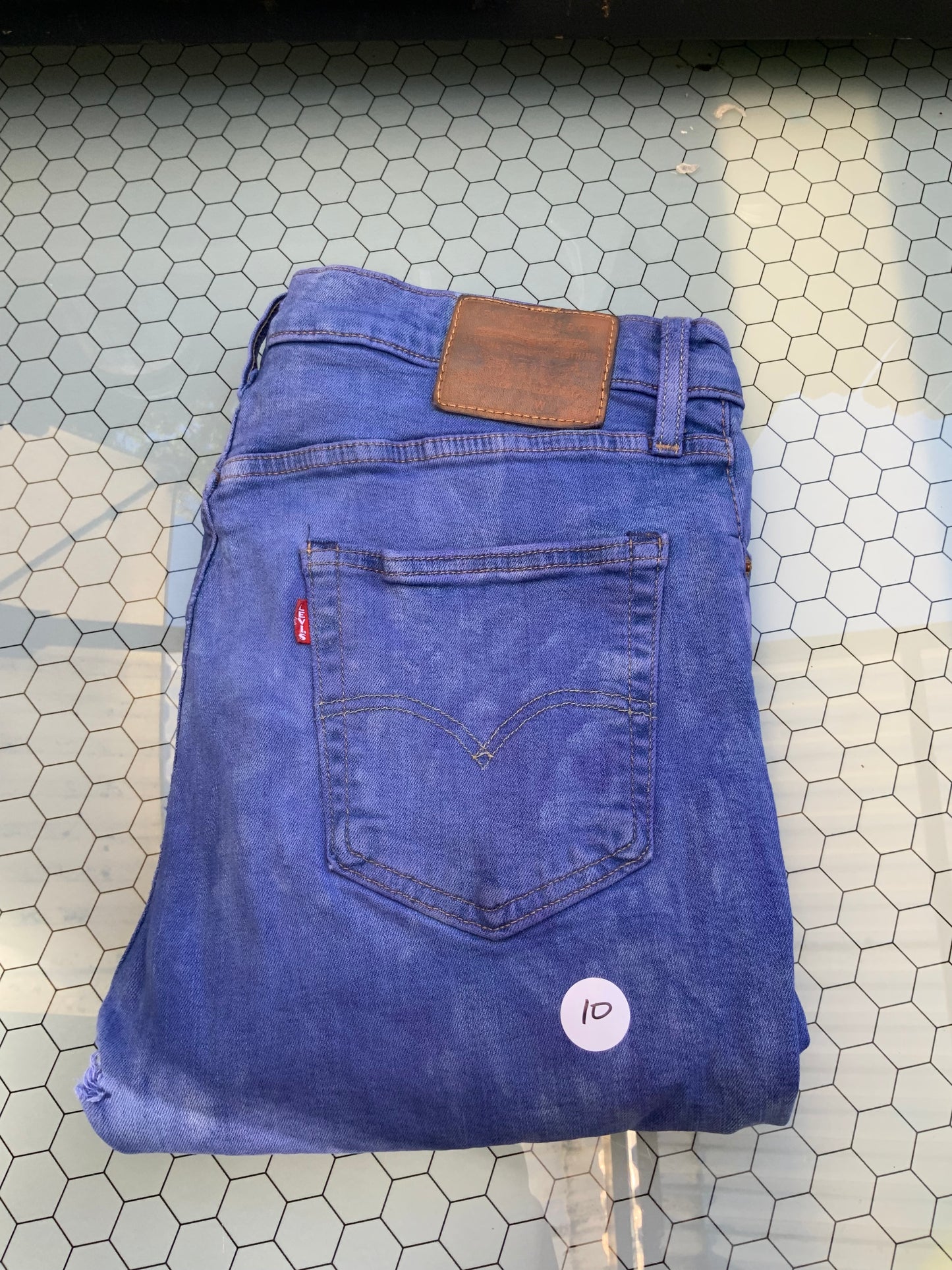 Lilac Dyed Levi’s Denim - 512 34x34 - size 10