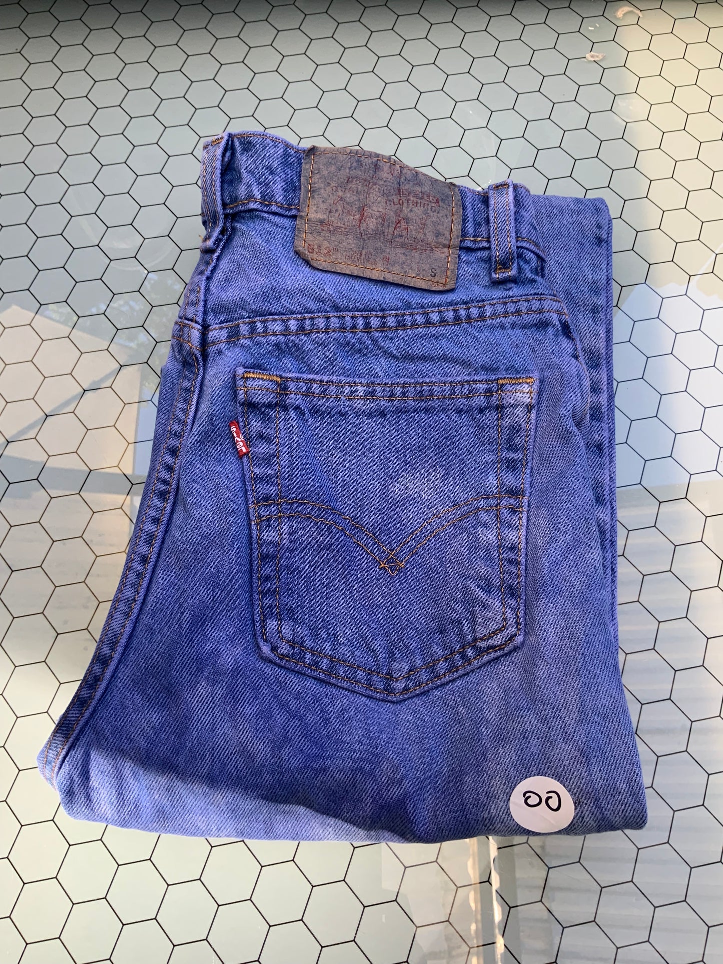 Lilac Dyed Levi’s Denim - 512 27x30 - size 00