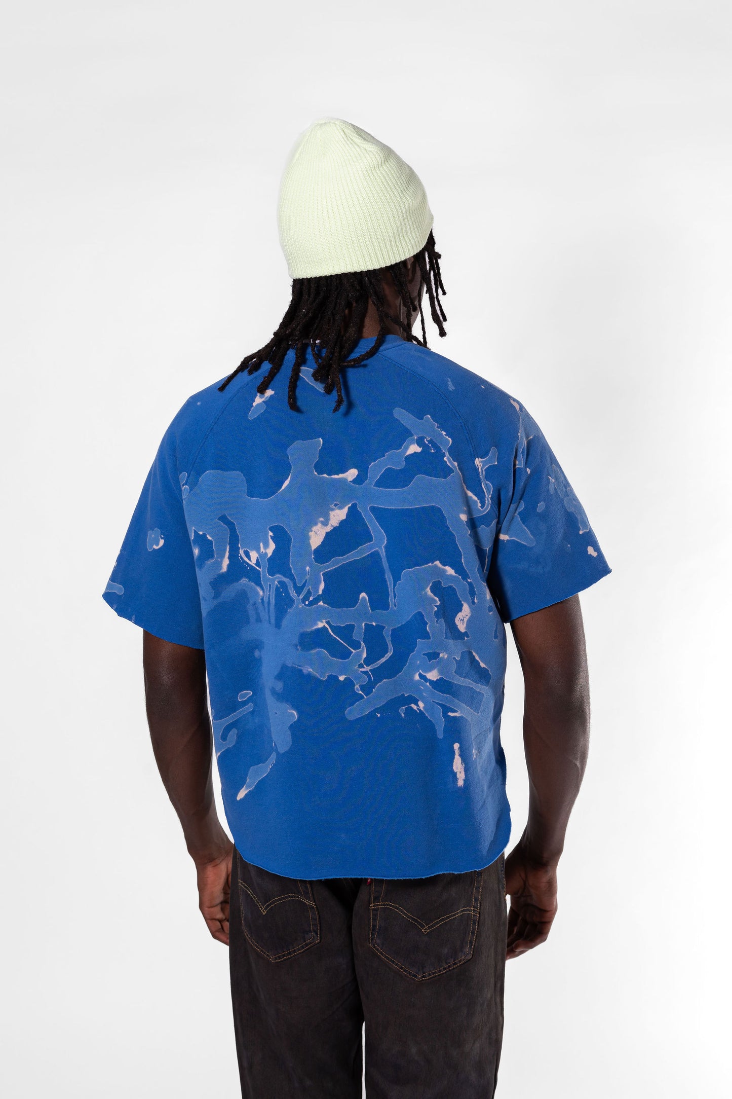 Lapis short sleeve sweat- shirt