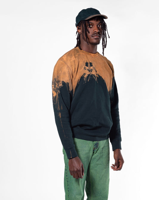 Pine ombré crewneck sweatshirt