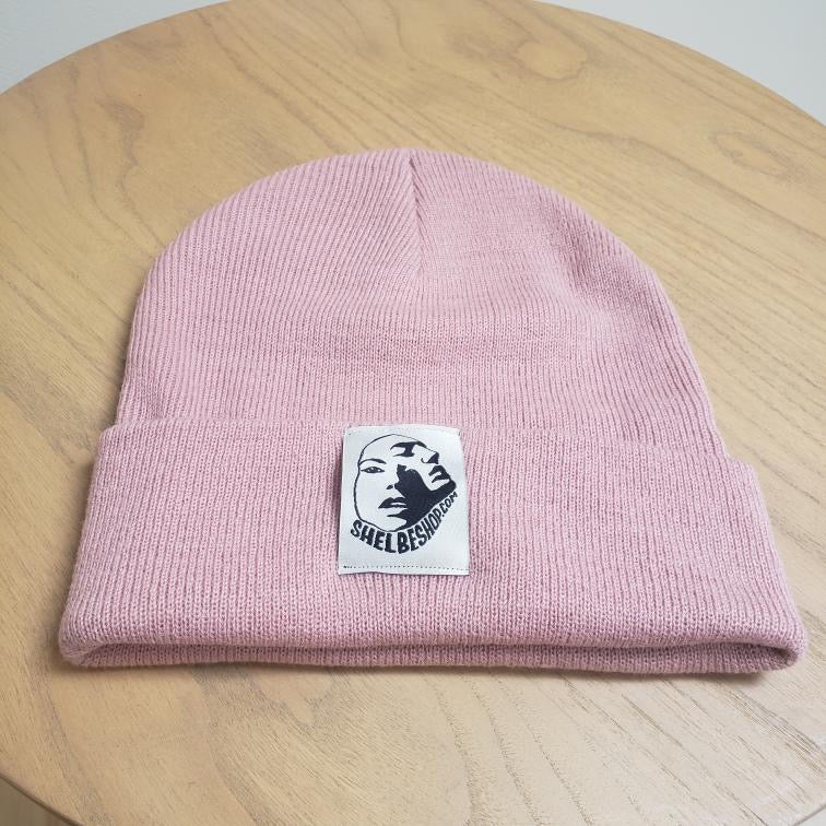 Facet Face Logo knit Beanie