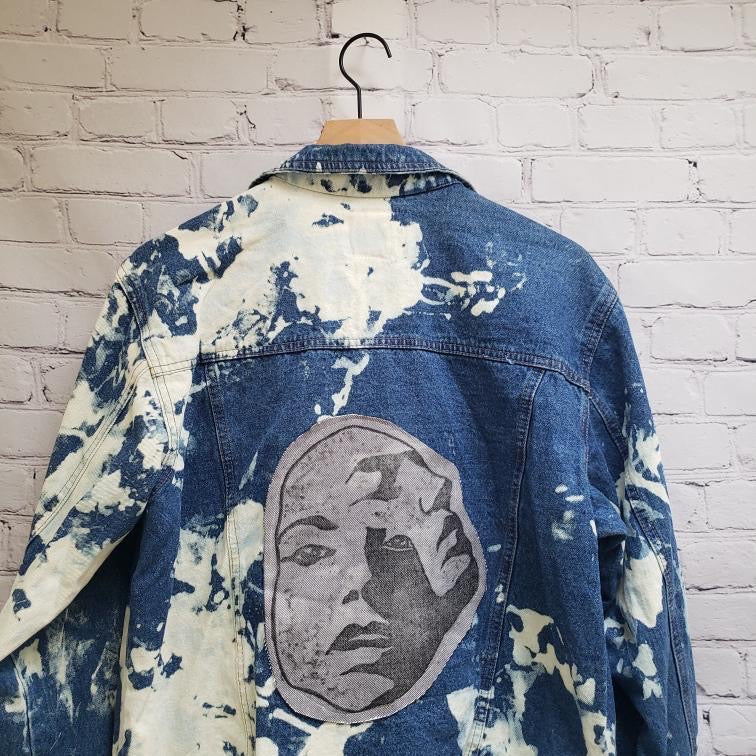 Waitlist- Facet face up cycled Denim jacket