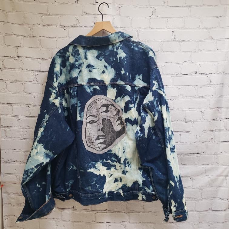 Waitlist- Facet face up cycled Denim jacket