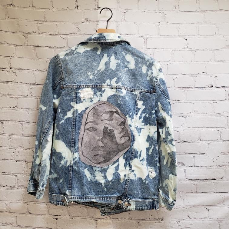 Waitlist- Facet face up cycled Denim jacket
