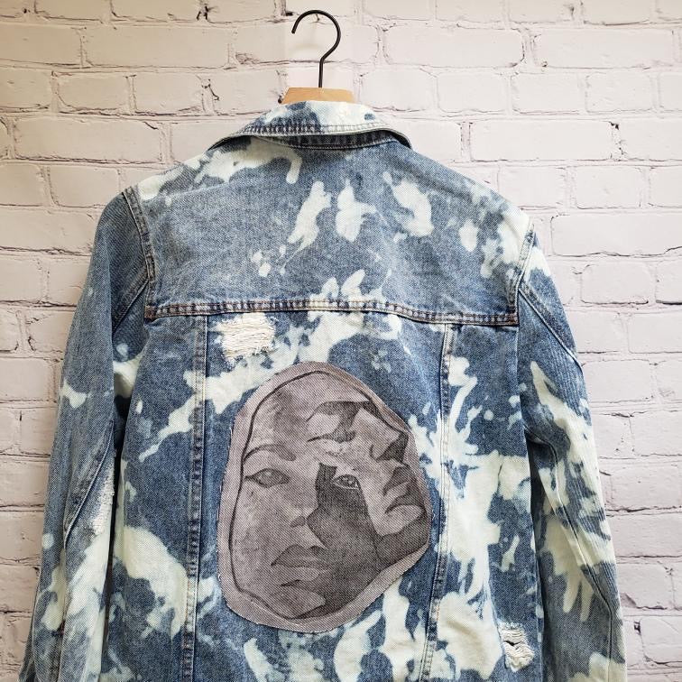 Waitlist- Facet face up cycled Denim jacket
