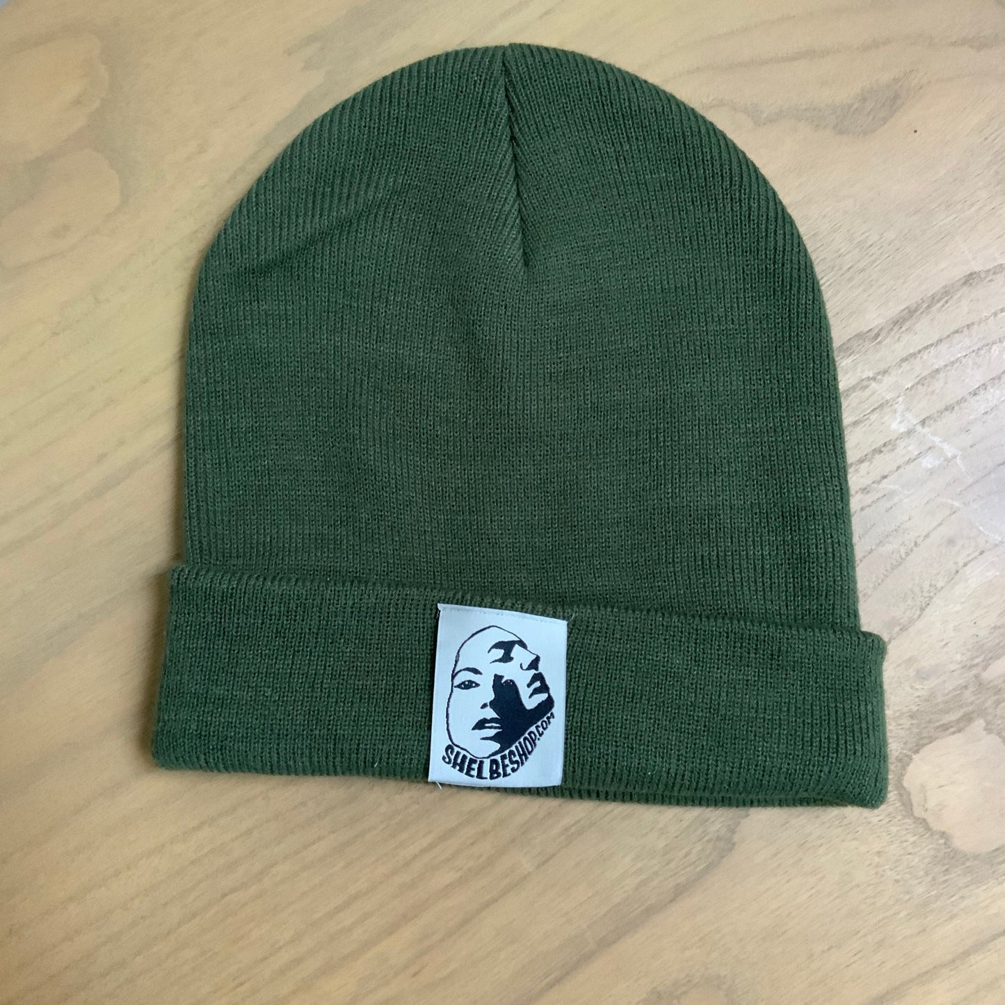 Facet Face Logo knit Beanie
