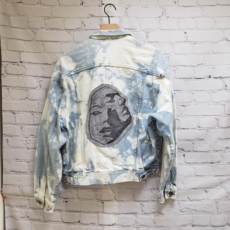 Waitlist- Facet face up cycled Denim jacket