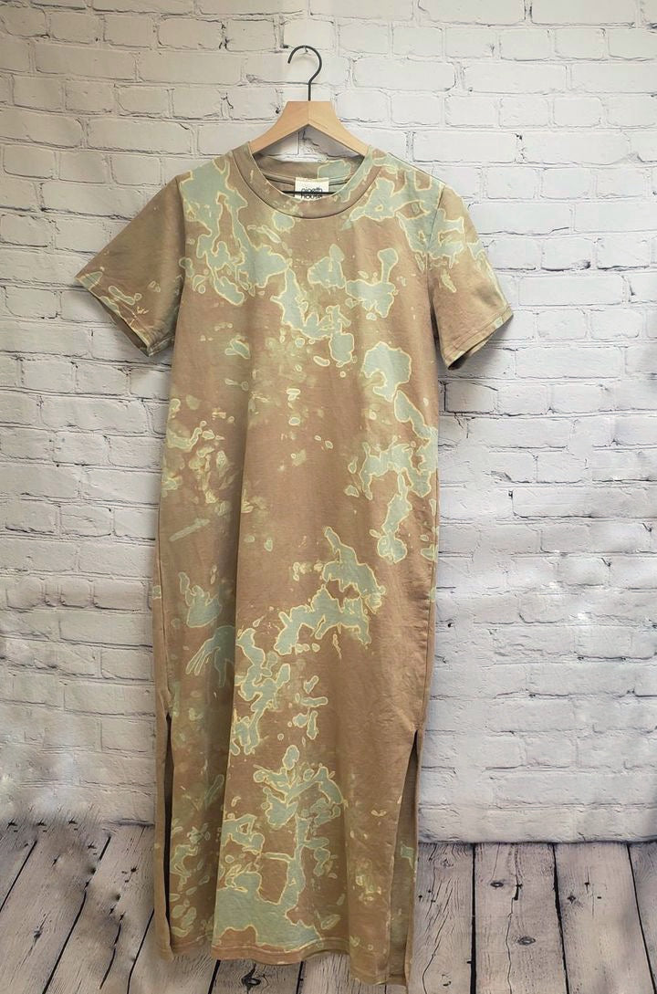 Mineral Dyed maxi dress