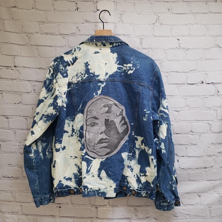 Waitlist- Facet face up cycled Denim jacket