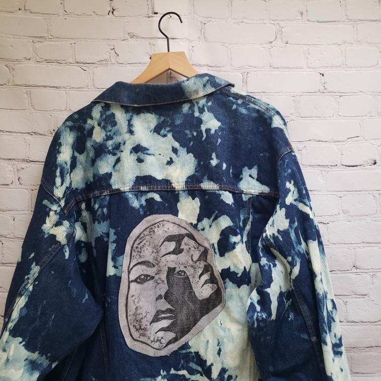 Waitlist- Facet face up cycled Denim jacket