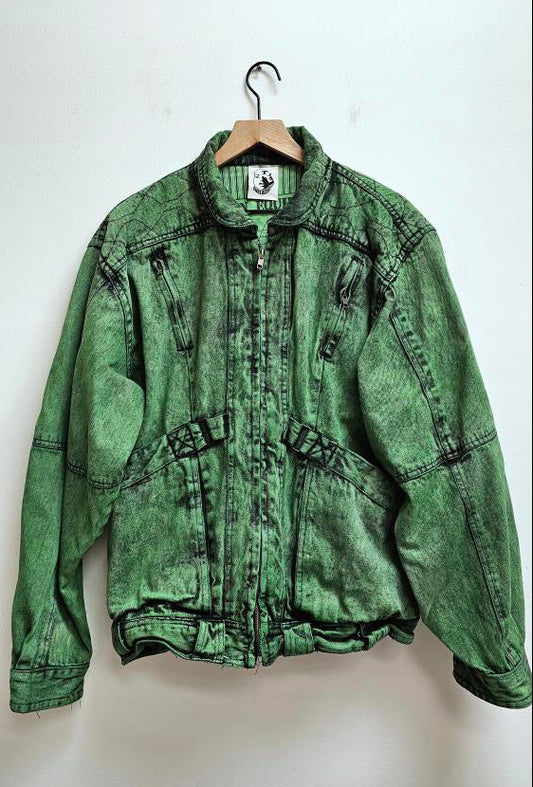 Mint reworked 80s Bomber jacket XL