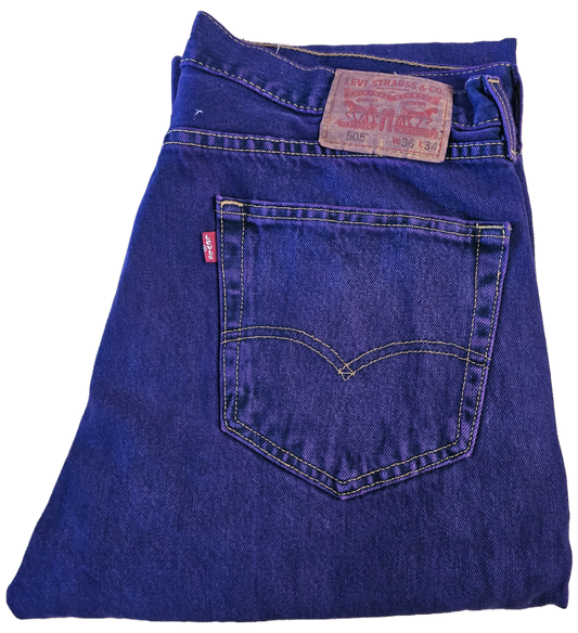 Violet wash Levi’s Denim-505 36x34