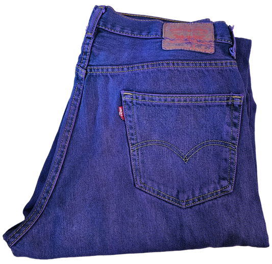 Violet Dyed Levi’s Denim - 550 34x32