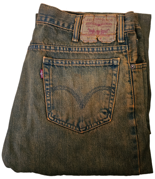 Pumpkin Dyed Levi’s Denim - 512 36x32