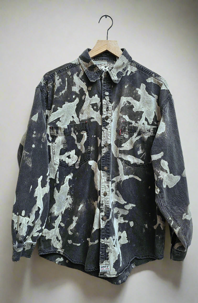 Acid washed Levi’s denim shirt