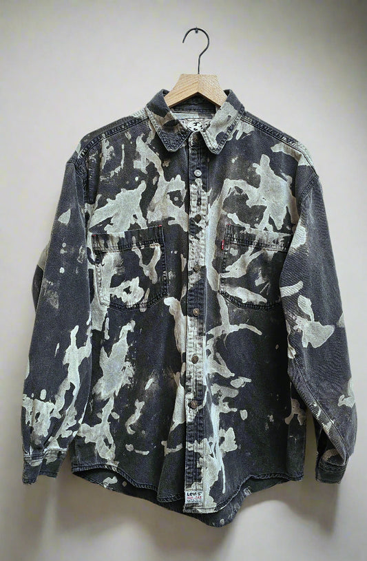 Acid washed Levi’s denim shirt