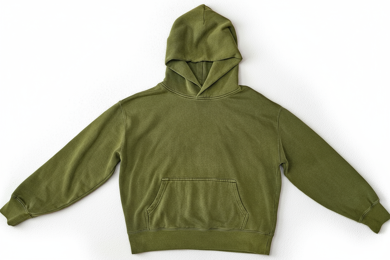 Warm Chartreuse dyed hoodie
