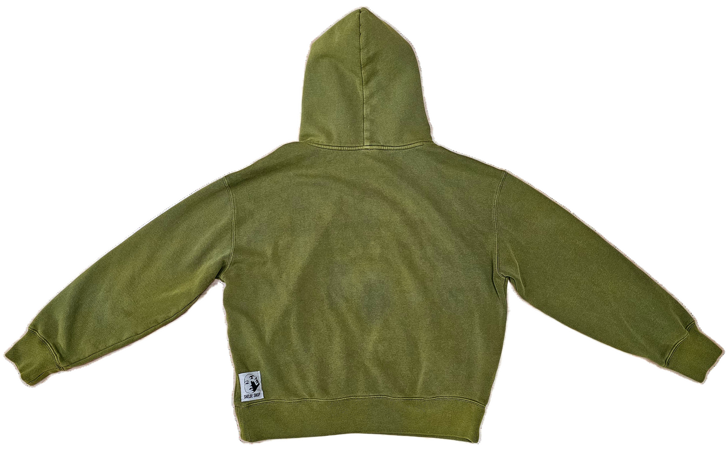 Warm Chartreuse dyed hoodie