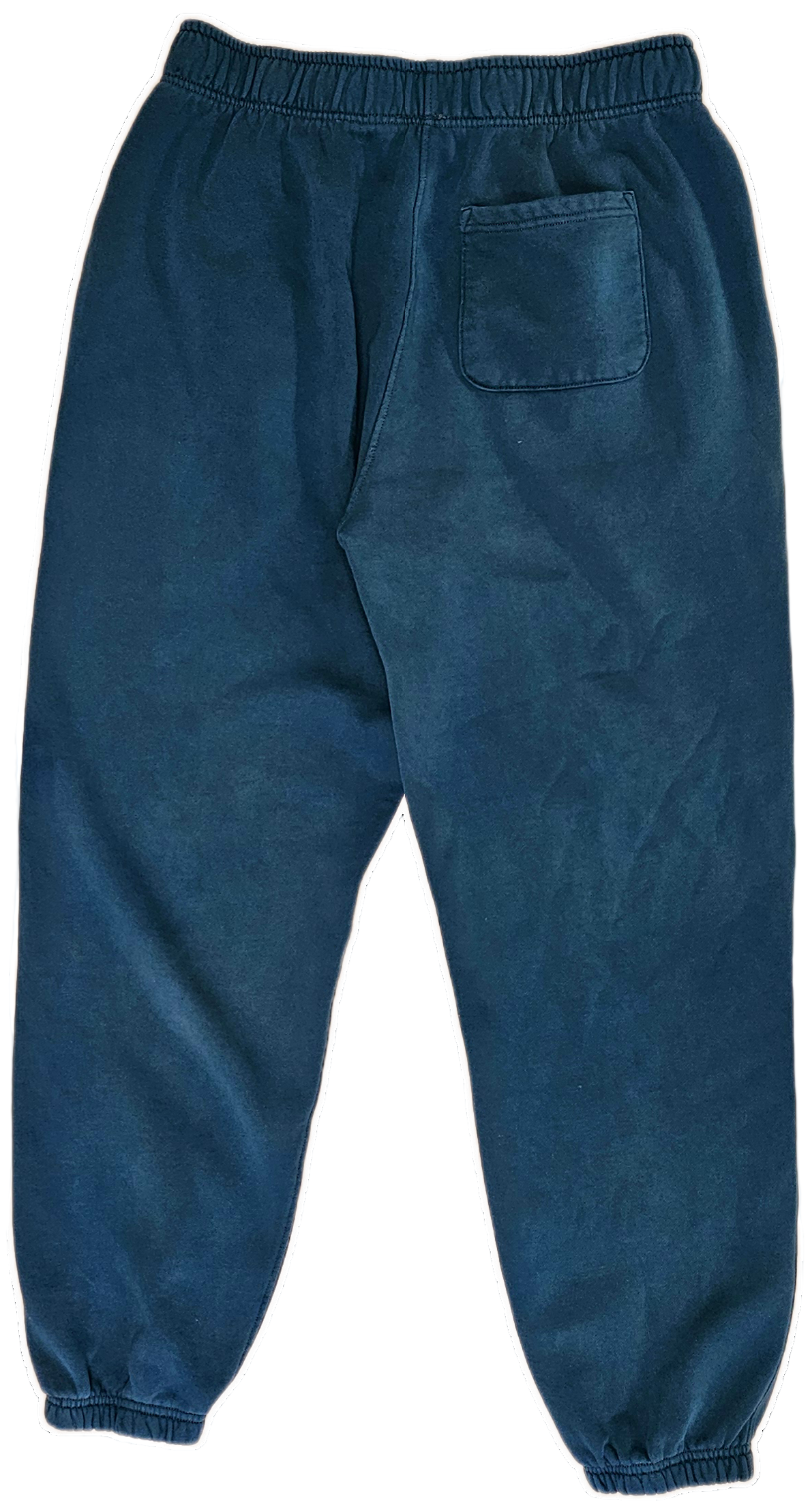 Cerulean blue dyed sweat pant