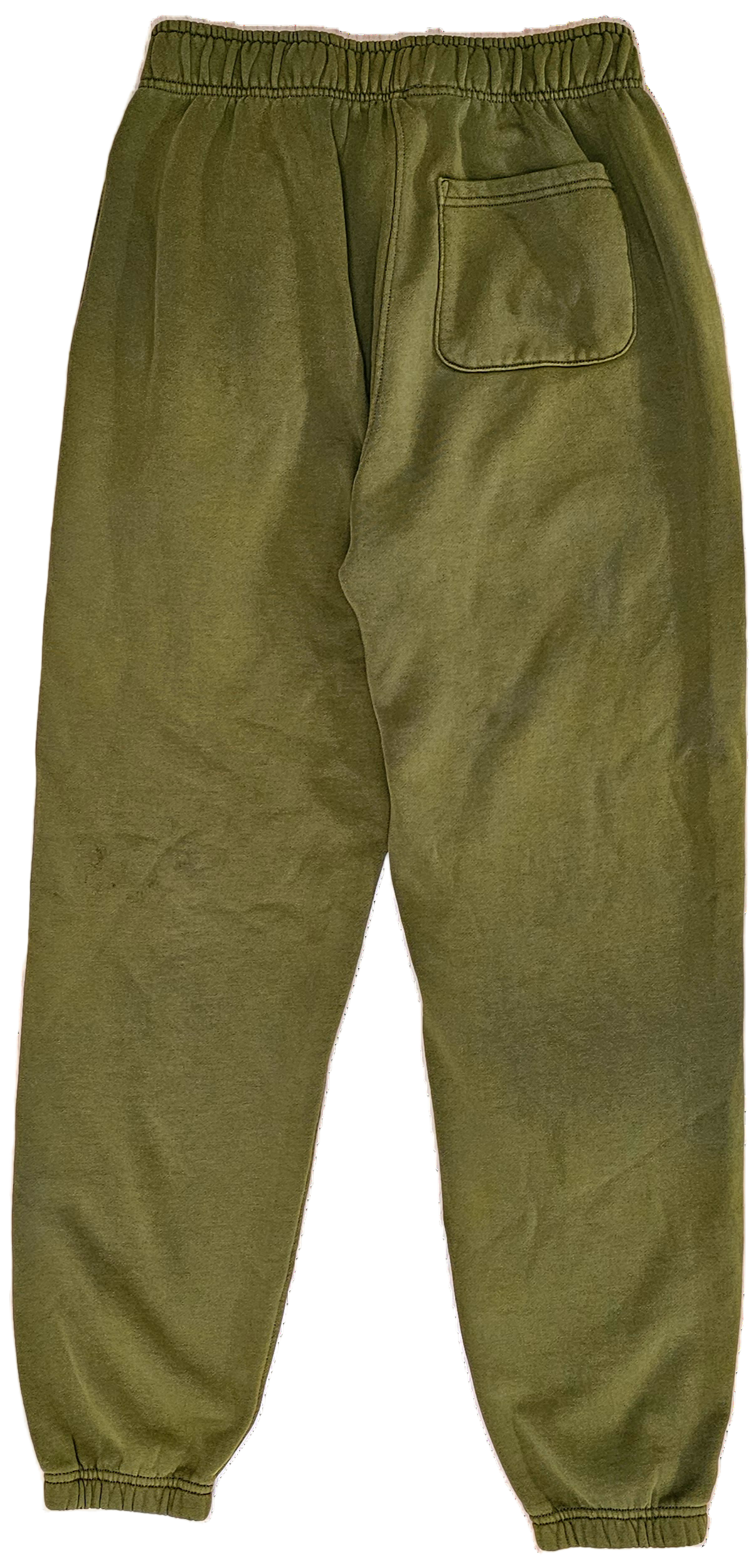 Warm chartreuse dyed sweat pant