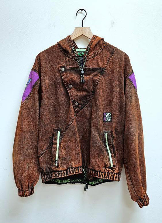 Rare Levi’s denim hoodie orange L