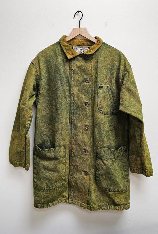 Squash dyed vintage Lee chore jacket M