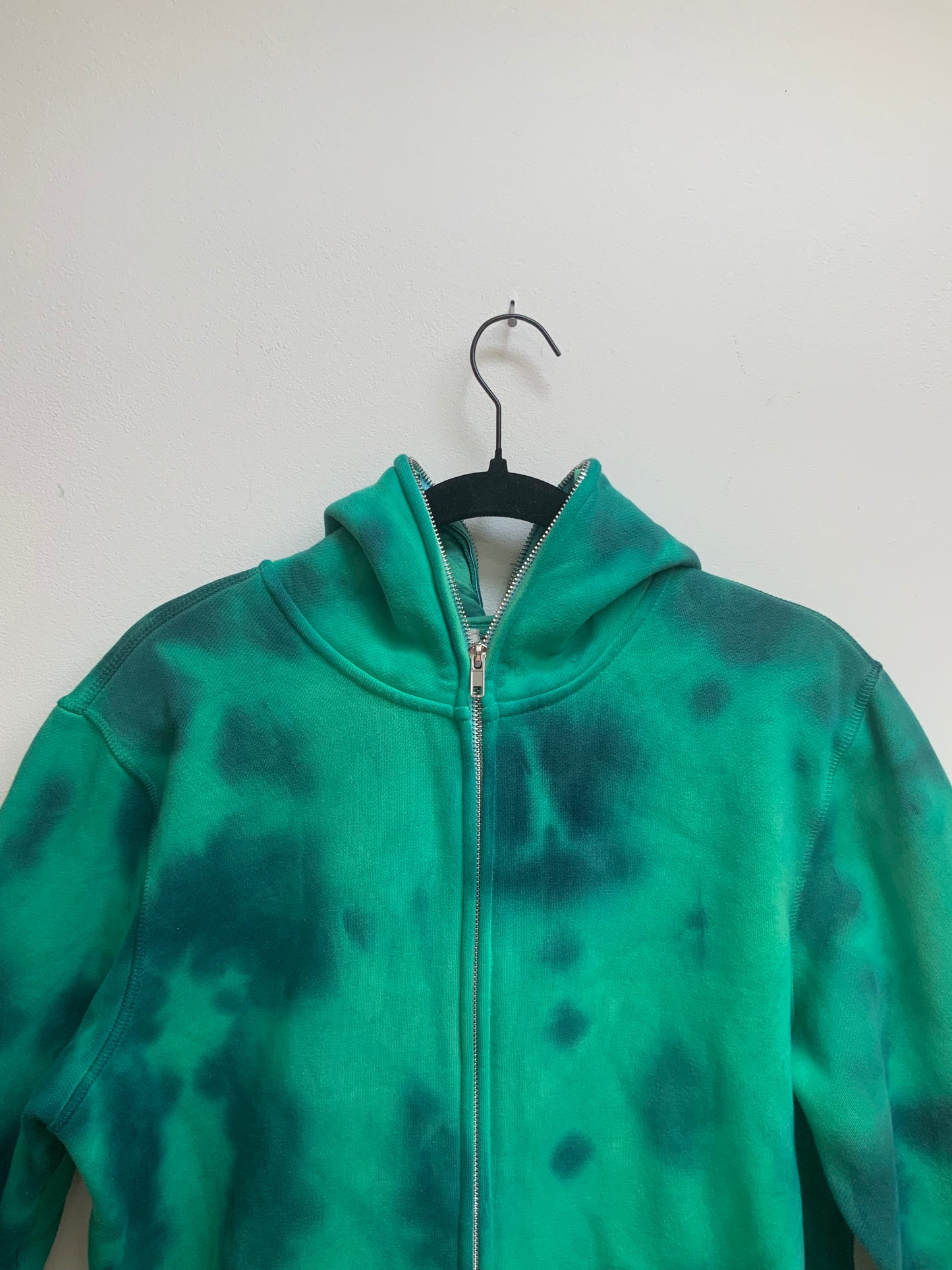 Alien green full zip hoodie