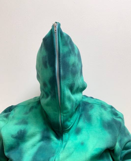 Alien green full zip hoodie