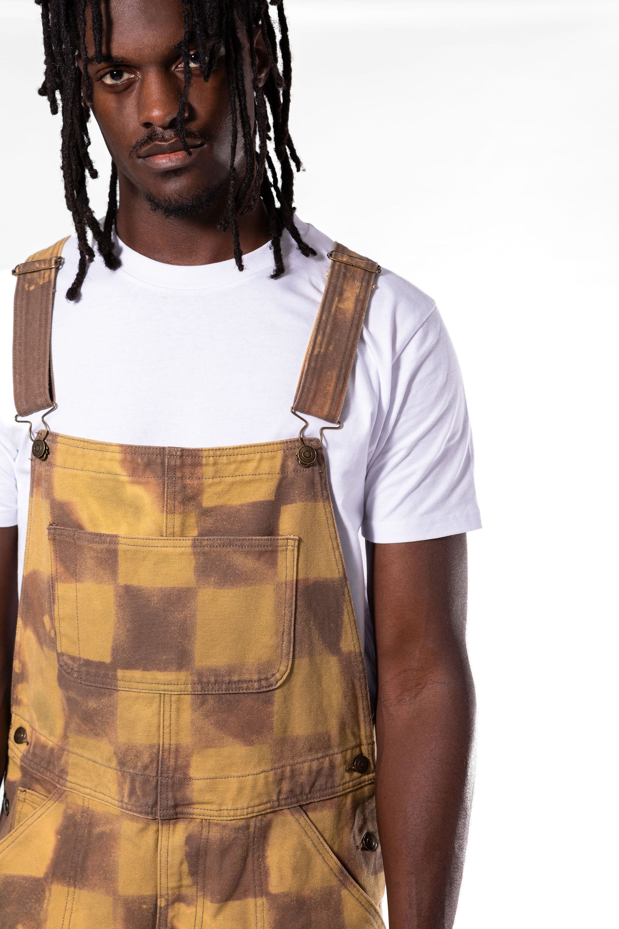 Grid overalls on sale