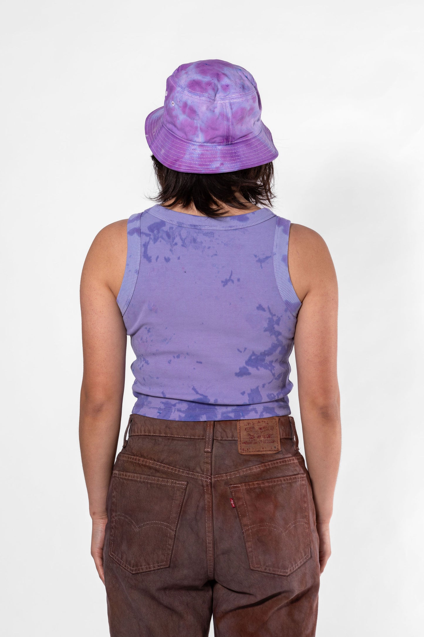 Orchid dyed Bucket hat